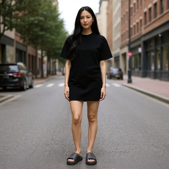 J/Slides Beach Slides Womens Grey Sandals Comfort Slip-On - Picture 2 of 6